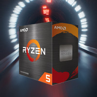 AMD 官方旗舰锐龙5 5600 电脑CPU处理器(r5)7nm 6核12线程全新盒装