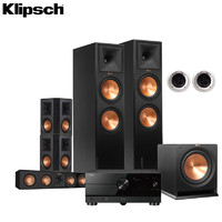 Klipsch 杰士 R-280F系列 5.1.2声道家庭影院 雅马哈功放机 电视音响 落地式组合客厅影院套装（RX-A4A）