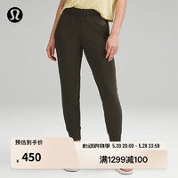 lululemon 丨Luxtreme™ 女士修身款中腰运动裤 LW5FE5A 深橄榄绿