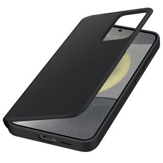 三星（SAMSUNG）Galaxy S24插卡式智能视窗保护套 手机套 原厂手机壳 多功能保护套 黑色