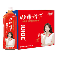 88VIP：冠芳 guanfang 冠芳 山楂树下 山楂果汁果肉饮料 1.25L*6瓶