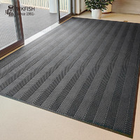 墨斗鱼 地毯商用地垫加厚防滑垫商场公司蹭土垫软丝轮胎纹厚7mm