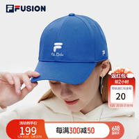 FILAFUSION斐乐棒球帽中性时尚休闲鸭舌帽遮阳帽 光电蓝-RB XS