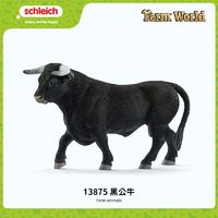 Schleich 思乐 动物模型农场动物仿真儿童玩具礼物黑公牛13875