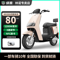 LUYUAN 绿源 电动摩托车2024追风者高速大功率NFC液冷电机-60V20ah电池-NFC