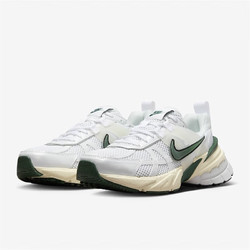 NIKE 耐克 V2K Run 男女同款时尚低帮白绿运动跑步鞋 FD0736-101 35.5