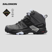 萨洛蒙（Salomon）女款 户外运动防水透气中帮防护登山徒步鞋 X ULTRA 4 MID GTX 磁铁灰 416250 4 (36 2/3)