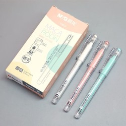 M&G 晨光 大容量马卡龙系列中性笔ST笔头学生书写0.5mm速干黑水笔