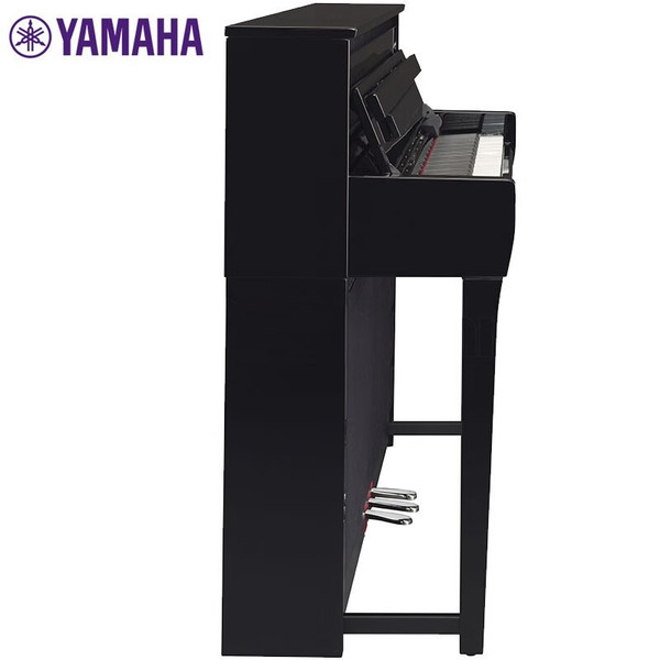 PLUS会员：YAMAHA 雅马哈 立式电钢琴 原装进口CLP785B黑色+全套礼包