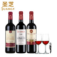 Suamgy 圣芝 法国进口半干红酒S60老树干红DOP级原瓶进口葡萄酒组合