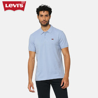 Levi's李维斯24夏季男士复古气质冰酷系列宽松休闲短袖POLO衫 蓝色 35883-0162 M