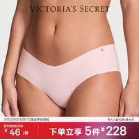 维多利亚的秘密性感柔软无痕低腰全包臀内裤女 3MQ4粉色 11245254 XS
