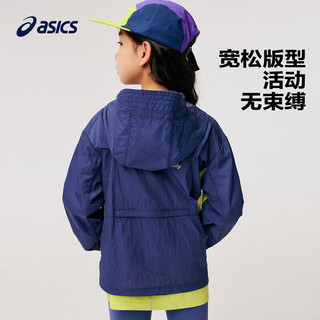 亚瑟士（asics）童装24年夏季男女儿童防晒外套舒软轻弹梭织便服332241053056