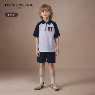 Teenie Weenie Kids小熊童装24夏季男童可爱舒适休闲百搭短裤 白色 150cm