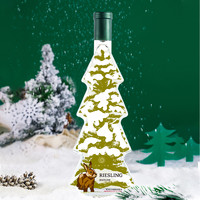 88VIP：Weingut Leitz 雷茲酒庄 德国进口雷兹酒庄圣诞树雷司令晚收白葡萄酒雪兔标圣诞礼物礼袋装