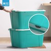 CHAHUA 茶花 收纳箱塑料家用大号容量带轮储物箱衣柜衣物整理箱玩具收纳盒