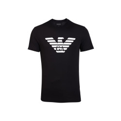 emporioarmani阿玛尼男士休闲短袖圆领大logo百搭t恤