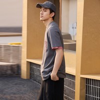 adidas 阿迪达斯 官方轻运动男装夏季户外风圆领运动短袖T恤HR3003