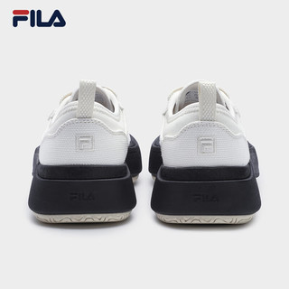 FILA 斐乐女鞋JELLYFISH摩登帆布鞋2024夏季水母鞋休闲鞋 豆腐白-TA 37.5