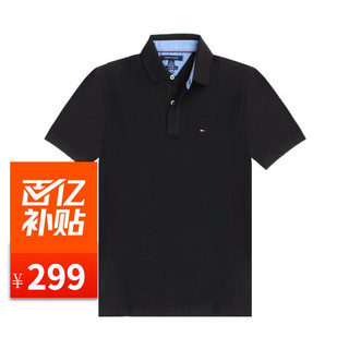 汤米 希尔费格男士POLO衫短袖 7803120-078黑色 M