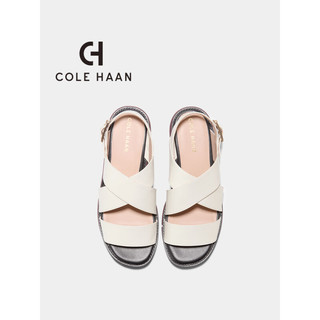 colehaan/歌涵 女士凉鞋 2024春夏白色轻巧透气通勤时尚休闲鞋W29419 白色 37.5