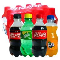 可口可乐 雪碧芬达碳酸饮料300mL*24瓶无糖零度汽水整箱小瓶装批发