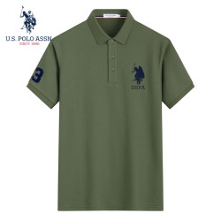 uspoloassn美国马球协会polo衫男短袖夏季男士运动休闲翻领纯棉上衣