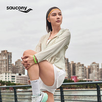 saucony 索康尼 2024年新款女子梭织外套运动跑步防风防晒轻薄透气