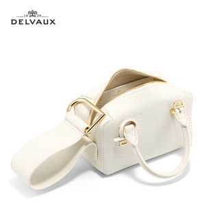 Delvaux24包包女单肩斜挎手提包Cool Box系列Nano 618女友 白色