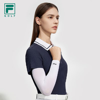 FILA 斐乐 官方女子冰袖2024夏季新款高尔夫运动护臂防紫外线袖套