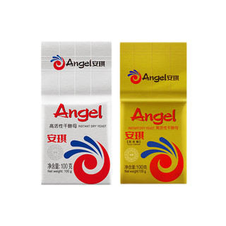Angel 安琪 酵母100g耐高糖高活性干酵母面包烘焙包子馒头低糖发酵粉家用