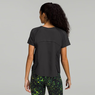 lululemon 丨Lightweight Stretch 女士跑步短袖 T 恤 LW3FFZS 黑色 4