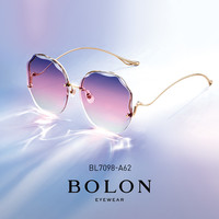 BOLON 暴龙 太阳镜女士2023年新款眼镜茶色渐变uv400高级感ins墨镜BL7098