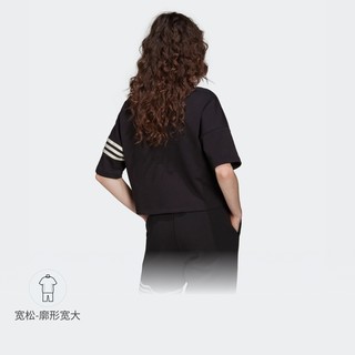 adidas 阿迪达斯 官方三叶草女装宽松运动上衣短袖T恤HM1757