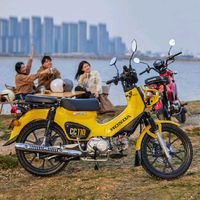 HONDA 新大洲本田 本田 经典复古梁弯摩托车HONDA CROSS CUB CC110 凝光黄 全款