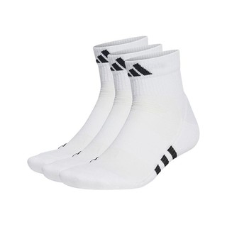 adidas 阿迪达斯 PRF CUSH MID 3P男女同款舒适透气休闲运动三双装袜子