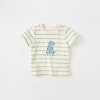 戴维贝拉 儿童T恤夏装男童恐龙印花短袖男宝宝上衣