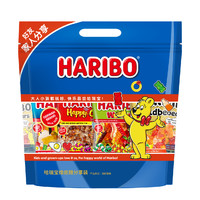 88VIP：HARIBO 哈瑞宝 德国牌哈瑞宝小熊橡皮糖虫虫软糖水果糖儿童糖果零食80g×4袋
