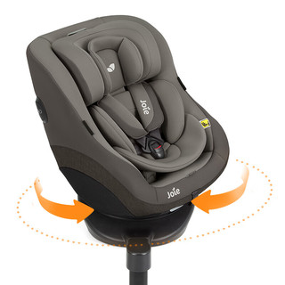 巧儿宜（JOIE）儿童座椅isofix硬接口0-4岁360°旋转陀螺勇士Spin 360 升级款i-Size-陀螺勇士GTi-灰色 ISOFIX