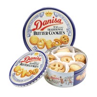 88VIP：皇冠丹麦曲奇 皇冠进口饼干原味曲奇饼干儿童零食小盒罐早餐饼干