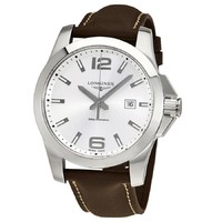 LONGINES 浪琴 康卡斯系列男士石英腕表 L37604765