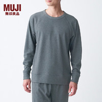 MUJI 無印良品 无印良品 MUJI 男式 毛圈 运动衫 套头卫衣 潮流男士男生 FBC50A2S 炭灰色 M (170/92A)