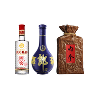 LANGJIU 郎酒 53度青花郎酒 500ml+52度国窖1573 500ml+52度酒鬼内参 500ml