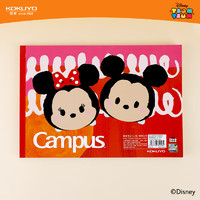 KOKUYO 国誉 迪士尼A4图画本学生绘画笔记本子Campus胶装本绘图本 30页 奇妙对对碰 WSG-P6MG203-4