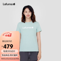 Lafuma 乐飞叶 短袖T恤女 户外2024夏季吸湿速干凉感运动 LFTS4BS20 薄荷绿LG 160/80A（36）