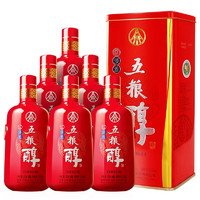 WULIANGYE 五粮液 五粮醇 红淡雅铁盒 浓香型白酒 50度 500mL 6瓶 整箱装