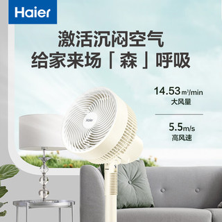 Haier 海尔 电风扇省电落地扇台立两用电风扇循环扇HFX-J30（赠电动牙刷，需拍2）