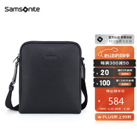 Samsonite 新秀丽 公文包男士竖式单肩包简约时尚斜跨公务包 TK3*09003