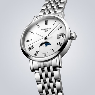 LONGINES 浪琴 瑞士手表 博雅系列 石英钢带女表 520 L43304116