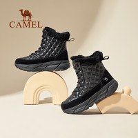 88VIP：CAMEL 骆驼 户外雪地靴女2023秋冬季新款高帮靴防寒防滑加绒保暖运动女鞋